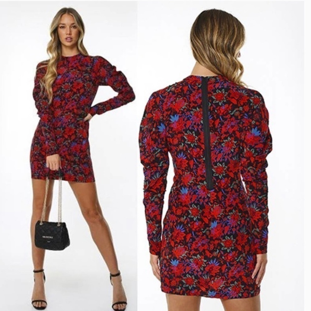 Nwt Rag & Bone Stephanie Mini Dress Red Multi Size 00